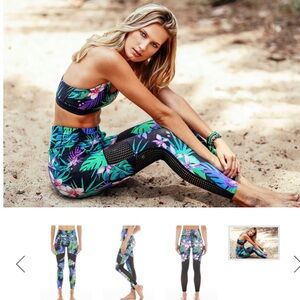 WLFP WILD ORCHID MOANA ACTIVEWEAR LEGGINGS